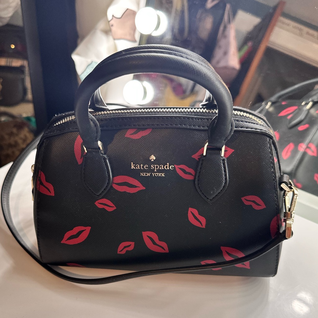 Kate Spade Madison Lip Toss Printe Duffle